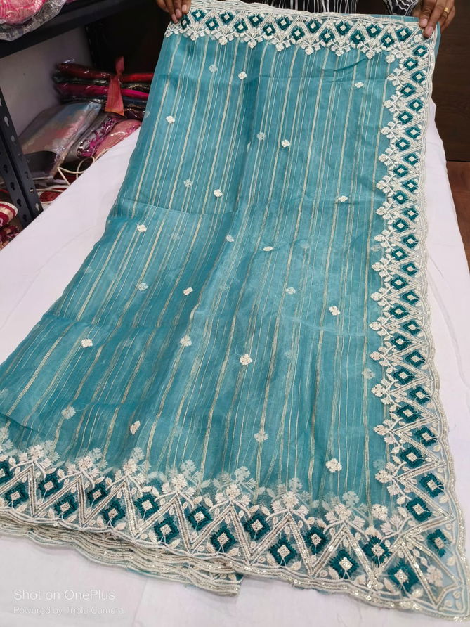 JK 619 Lehariya Designer Chinon Sarees Wholesale Clothing Suppliers In India
